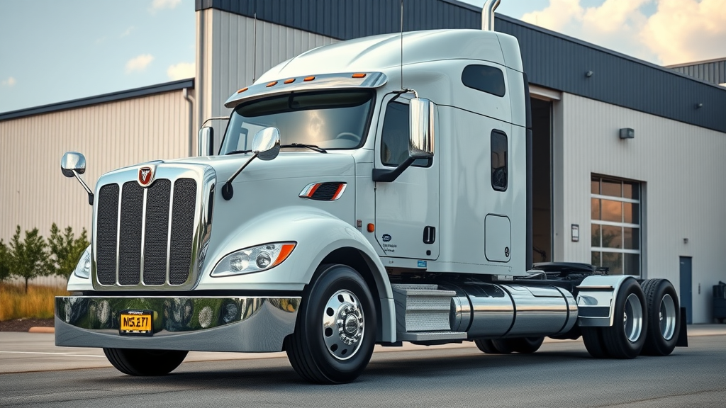 pristine semi-truck serviced at columbia sc service center for diesel repair and power solutions