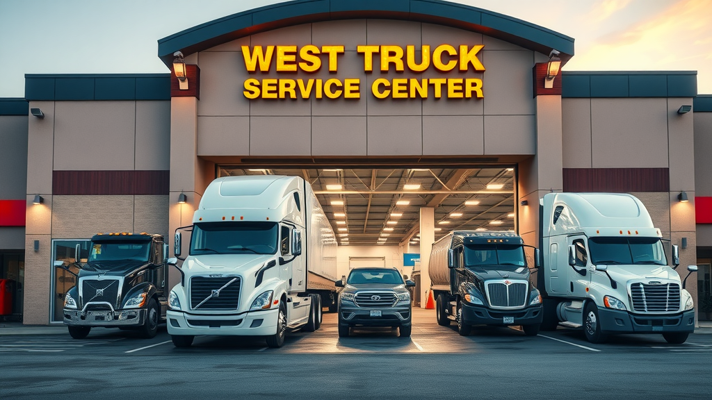 diesel truck service center west columbia staff customer greets arrival