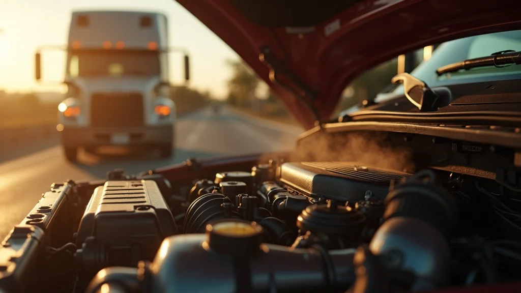 diesel engine summer maintenance engine heat haze