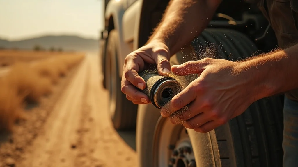 diesel engine air filter summer dust maintenance