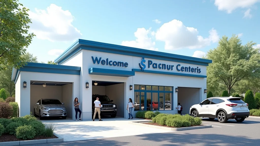 Welcoming Columbia SC auto repair shop exterior showing service shop and parked vehicles, ideal for Columbia SC vehicle maintenance.